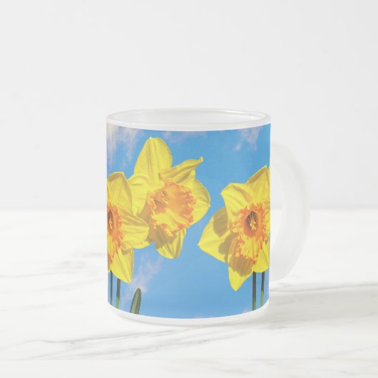 ダッフォジルスのグループ金ゴールドメダルフラワーマグ フロストグラスマグカップ (正面右)