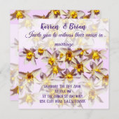 ダッフォディルのオーダーメイド結婚式招待状 招待状 (正面/裏面)