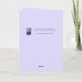 ダッフォディルウォーターカラーイエロー春フラワーアートカード カード (裏面)