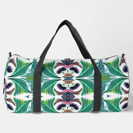 ダッフルバッグのシダ島C/M ダッフルバッグ (正面)