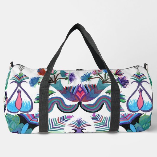 ダッフルバッグ上のシダ島オリジナルとC/M ダッフルバッグ (正面)