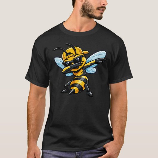 ダッブするハチ Tシャツ (正面)