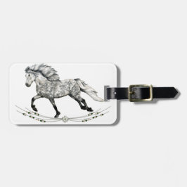 ダップルグレー アイスランド産牝馬 Grá ラゲッジタグ