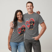 ダッ最高のシュントママかわいい針金毛犬 Tシャツ (ユニセックス)