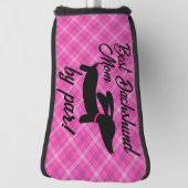 ダッ最高のシュントママbyパー・プレイド・パター・ヘッドカバー ゴルフヘッドカバー (回転90)