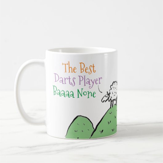 ダッ最高のト選手のコーヒーマグ コーヒーマグカップ (左)