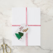 ダッ素朴シュントラベルクリスマスドキシー ギフトタグ (より糸付き)