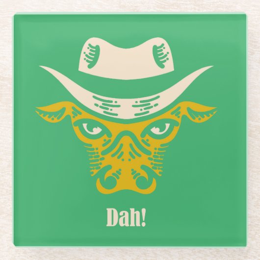 ダッ！ ガラスコースター (正面)