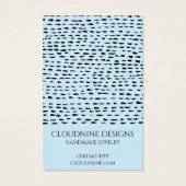 ダティイヤリングネックレスジュエリーディスプレイカード (裏面)