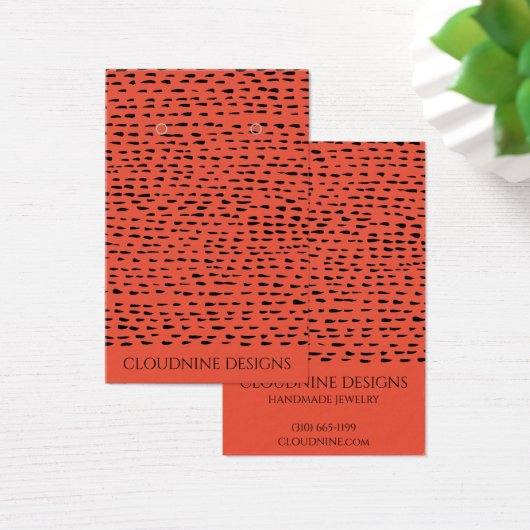 ダティイヤリングネックレスジュエリーディスプレイカード (デスク)