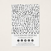 ダティイヤリングネックレスジュエリーディスプレイカード (裏面)