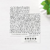 ダティイヤリングネックレスジュエリーディスプレイカード (デスク)