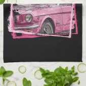 ダディおもしろいズホームトランプピンク2024テイクアメリカバ キッチンタオル (折り畳み)