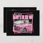 ダディおもしろいズホームトランプピンク2024テイクアメリカバ シーズンカード (正面/裏面)