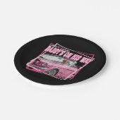 ダディおもしろいズホームトランプピンク2024テイクアメリカバ ペーパープレート (アングル)