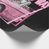 ダディおもしろいズホームトランプピンク2024テイクアメリカバ ラッピングペーパー (角)