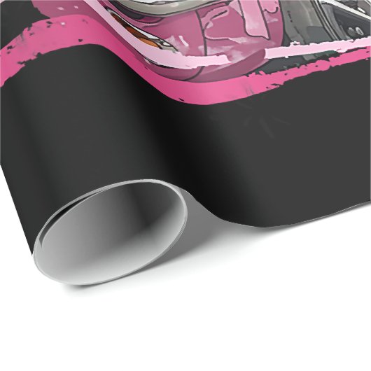 ダディおもしろいズホームトランプピンク2024テイクアメリカバ ラッピングペーパー (ロールコーナー)