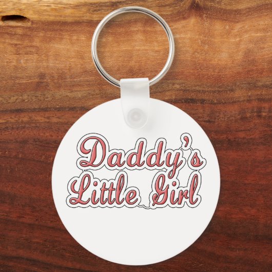 ダディの小さな女の子文字 キーホルダー (正面)