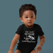 ダディの魚釣りパートナーラルゲモウスベース ベビーボディスーツ