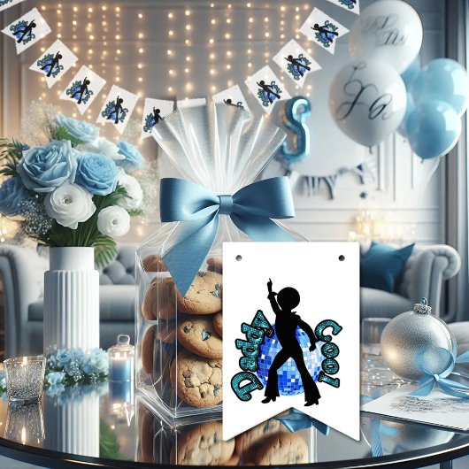 ダディクールディスコダンスファーザーデイバンティンフラッグ バンティングフラッグ