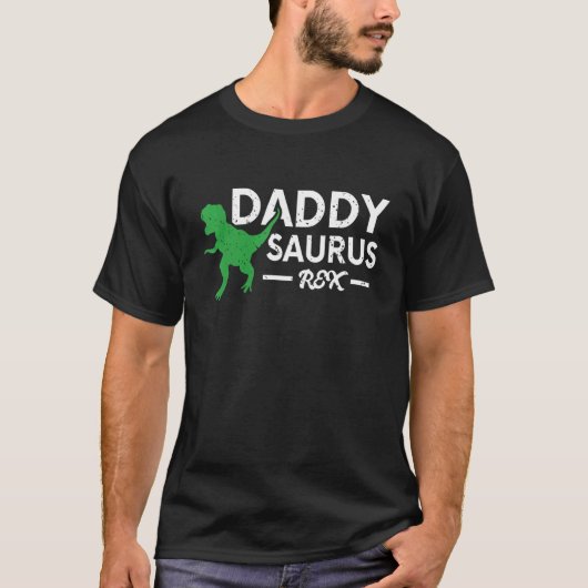 ダディサウルスレックスダディサウルス神父の日 Tシャツ (正面)