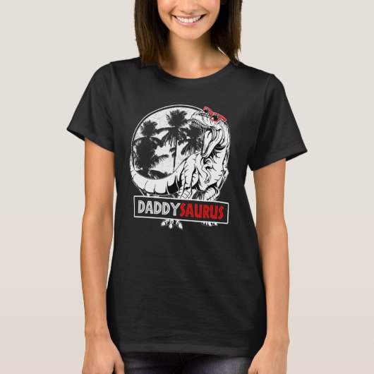 ダディサウルスレックスダディサウルス神父の日 Tシャツ (正面)