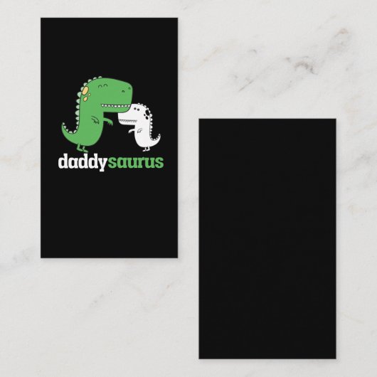 ダディサウルス恐竜の父ディノパパ 名刺 (正面/裏面)