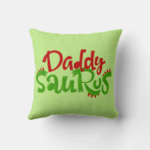 ダディサウルス恐竜レタリング クッション (裏面)