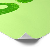 ダディサウルス恐竜レタリング ポスター (角)