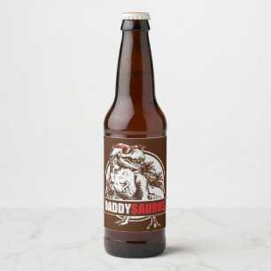 ダディサウルスTレックスの父おもしろいの日 ビールラベル