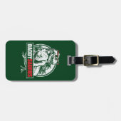 ダディサウルスTレックスの父おもしろいの日 ラゲッジタグ (正面横)