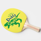 ダディサウルスTレックスシルエット 卓球ラケット (横)