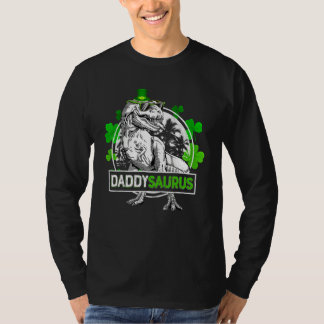 ダディサウルスTレックス恐竜ダディサウルスセントパトリックス Tシャツ