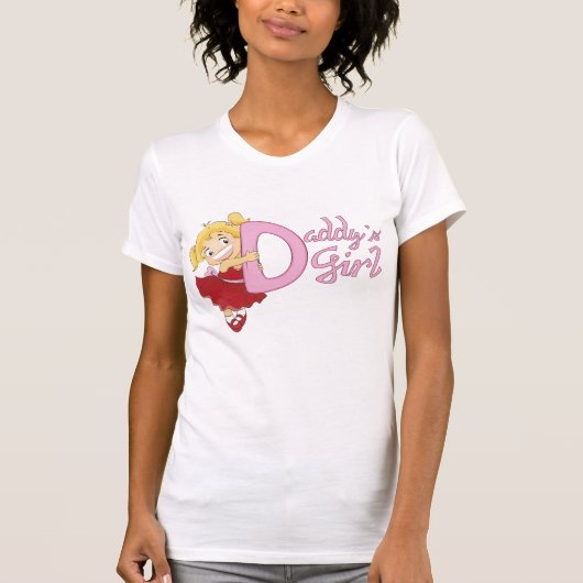 ダディスガールウォメンズシャツ Tシャツ (正面)