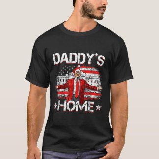 ダディスホームトランプクリスマス2024トランプおもしろいテイクアメリ Tシャツ