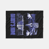 ダディスホームホワイトハウストランプ2024選挙 フリースブランケット (正面(横))