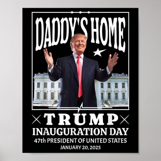 ダディスホーム – トランプ就任式の日2025 ポスター (正面)
