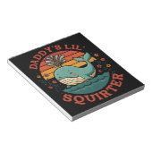 ダディスリトルクジラ ノートパッド (アングル)