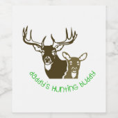 ダディス狩りバディ ワインラベル (シングルラベル)