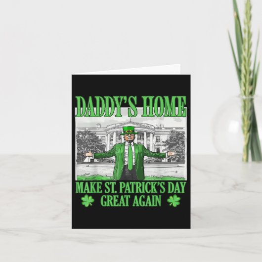 ダディズホームメイクSt patricks day素晴らし再 カード (正面)