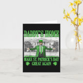 ダディズホームメイクSt patricks day素晴らし再 カード (黄色い花)