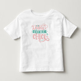ダディズリトルシックカワイイースターガーリー トドラーTシャツ