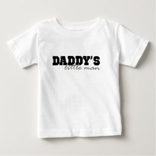 ダディズリトルマン ベビーTシャツ