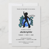 ダディディスコクールダンスファーザーデイ招待状 招待状 (正面)