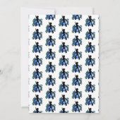 ダディディスコクールダンスファーザーデイ招待状 招待状 (裏面)