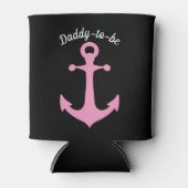 ダディトゥーベピンクいかりカスタム文字 缶クーラー (正面)