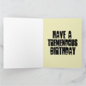 ダディドナルドトランプビッグ誕生日カード カード (内部)