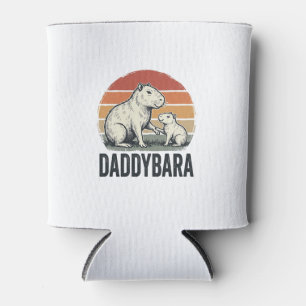 ダディバラ カピバラ ヴィンテージ サンセット Tシャツ デザイン_1 缶クーラー