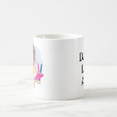 ダディパーソナライズされたズ・リトル・エンジェル写真 コーヒーマグカップ (中央)