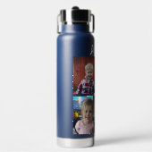 ダディパーソナライズされた |お子様の写真 ウォーターボトル (正面)